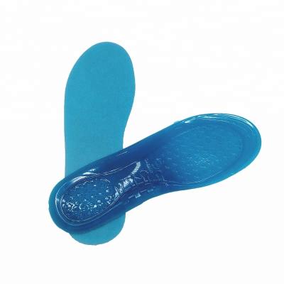 China New Soft Shock Absorption / Soft Silicone Gel Men Sport Insole for sale