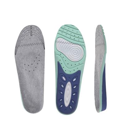 China Wholesale China Custom Printed Sports PU EVA Memory Foam Shoe Insole Dongguan Manufacturer Eco-friendly Shock Absorption for sale