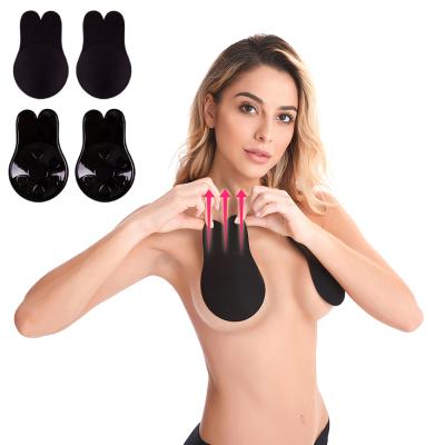 China 2021 New Arrivals Women's Bra Antibacterial Sticky Nipple Covers Self Adhesive Strapless Backless Bra Women Sexy Nipple Cover Silicone for sale