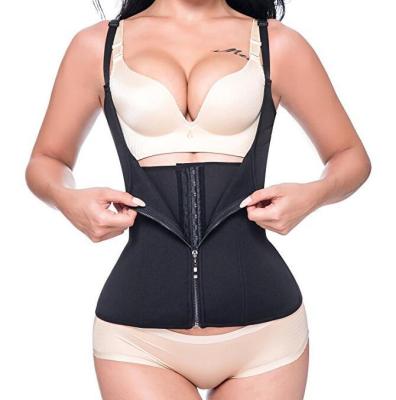 China 2021 New Antibacterial Neoprene Women Sweat Sauna Slimming Waist Trainer Vest for sale