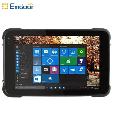 China 737g Emdoor 8 Inch Industrial Tablet IP67 Win Tablet Rugged Tablet with Barcode and NFC for sale