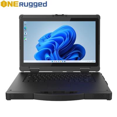 China 14-Inch Rugged Laptop Intel Core i5/i7 Win 10/11 IP65 Fingerprint RJ45 Industrial Notebook for sale