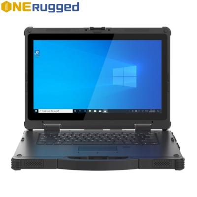 China Rugged N14T Laptop 14Inch Waterproof Win11 5G Intel Core I5/I7 Fingerprint RJ45 NFC 1000 Nits for sale