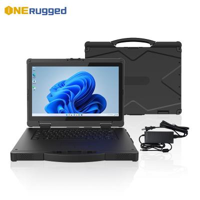 China 14 inch waterdichte harde laptop met Intel Core i7/I5 lange batterijduur en 5G NFC Te koop