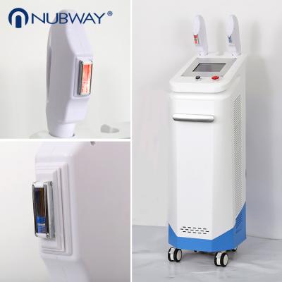 China Permanent  hair removal 2 handles super SHR ipl shr skin rejuvenation machine for sale