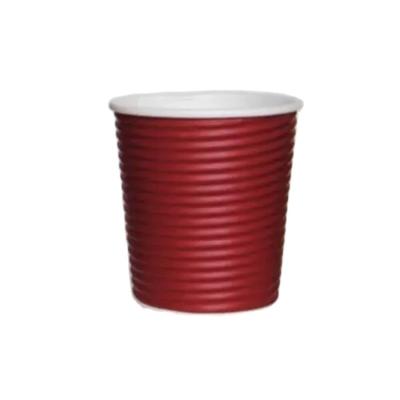 China Double-Layer Recyclable Customized Paper Coffee Cup , Disposable Environmentally Friendly Corrugated Cup for sale