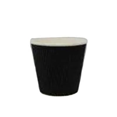 China Customized Recyclable Wrapped Hot Drink Coffee Paper Cup One Time Environment Friendly Corrugated Cup for sale