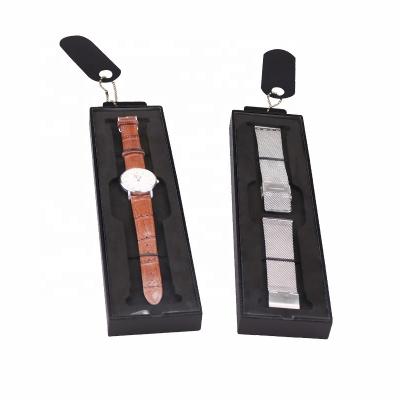 China PVC Transparent Watch Box Flip Watch Tempered Strap Men's Jewelry Packaging Wholesale and Women's Watch Box for sale