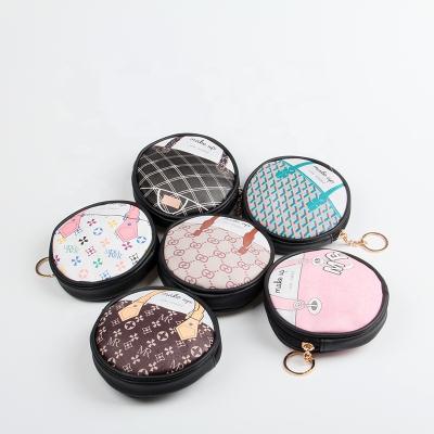 China Fashion Factory Direct High Quality Women's Mini Coin Purse Wallet Genuine Leather Zipper Pouch With Key Ring for sale