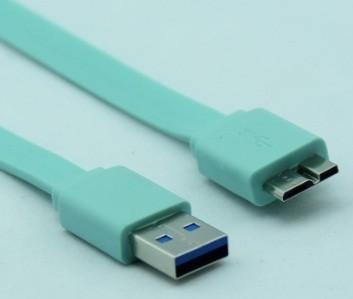 China Flat Micro USB 3.0 Charging & Syncing Cable for sale