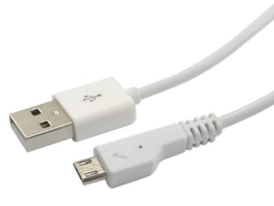 China White USB Charging & Syncing A Male to Micro 5 Pin Cable for sale