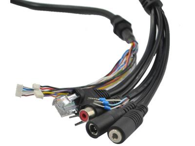 China Security Cable Group Bus RJ45 Plug Plus RCA female lead plus DC 5.5X2.1mm Female for sale