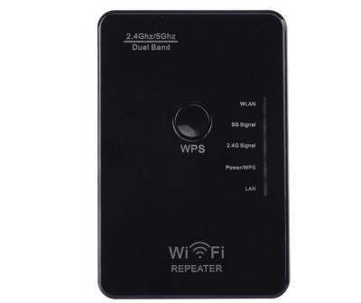 China 2.4Ghz/5Ghz Concurrent Dual Band WIFI Repeater for sale