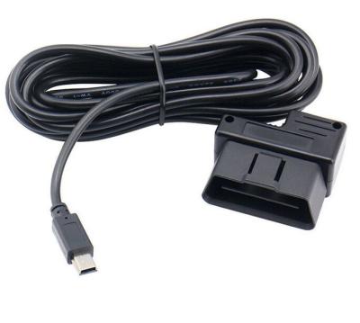 China OBD Micro USB Connector Power Adapter for DVR USB Straight Cable Car Driving Recorder USB Cable for sale