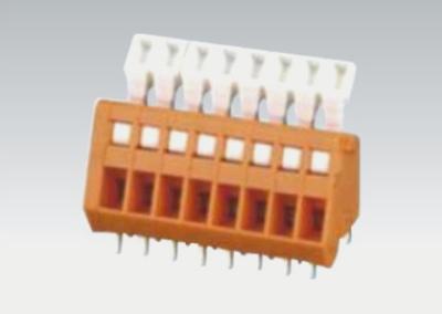 China GS240-2.5/2.54 PCB Spring Terminal Blocks High Temperature Electric Connector for sale