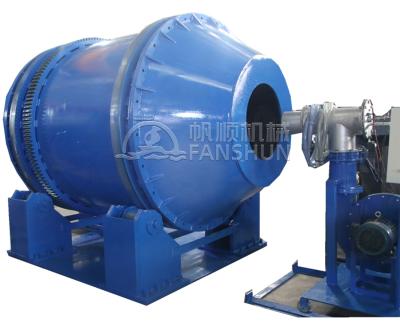 China New Type Auto Feeding Casting Machinery Auto Feeding Melting Chute Aluminum Melting Rotary Furnace for sale