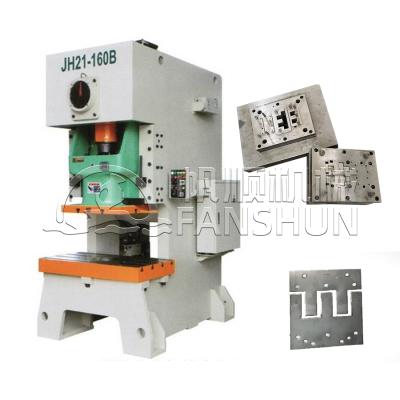 China Factory Kitchen Door Cabinet Hinge Press Mold Machine Butt Metal Iron Steel Hinge Auto Punch Chamfering Production Line for sale