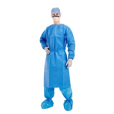 China Breathable disposable smms level3 isolation gown level 2 non woven for sale