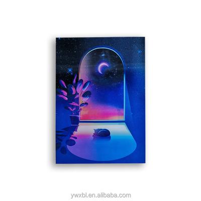 China 3D Zebulun 3D Lenticular Print Card 2 Images Flip Effect Customize Size And Design 3D Lenticular Card for sale