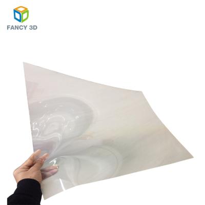 China 3D 3D Lenticular Sheet PP PET Material Plastic Lenticular Sheet For 3D Printing for sale