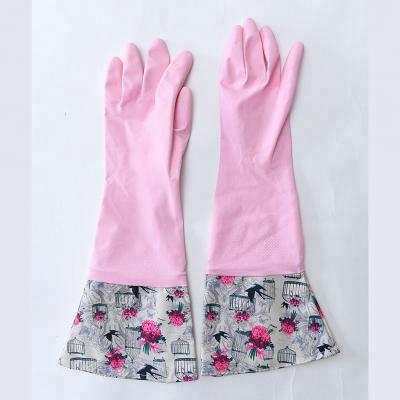 China Wholesale Cuff Housework Cleaner LatexGloves With LongSleeve Tableware for sale