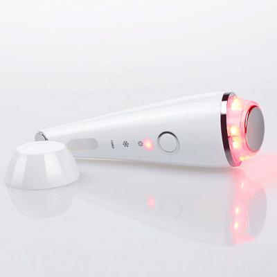 China Portable multifunctional face lift beauty machine vibrating hot and cold facial care notime beauty device for home use for sale