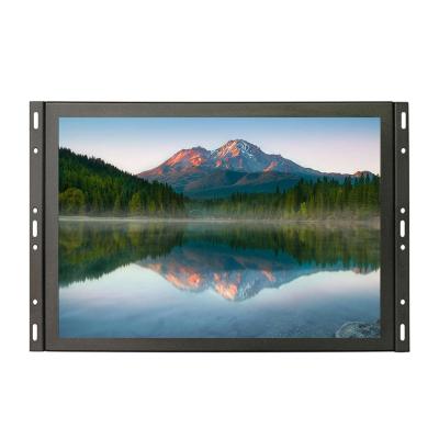 China Metal Case Full HD Metal Case 10 Inch Panel LCD Monitor Industrial Touch Screen With HDMI VGA BNC USB AV for sale