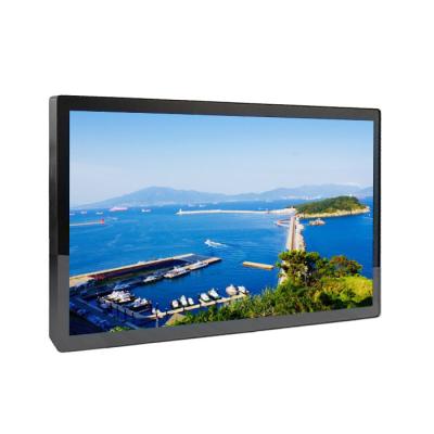 China Commercial Advertising 10 13.3 15.6 18.5 21.5 23.6 27 32 Inch Tempered Glass Design Seamless Wall Mount Touch Screen Monitor for sale