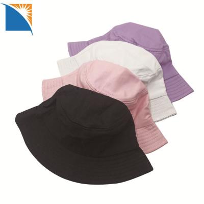 China Picture Girls Bucket Hat White Boys Bucket Hat Child Cotton Kids Bucket Hat for sale