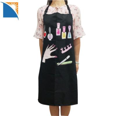 China Neil Salon Fashionable Cleaning Apron With Pockets Nail Apron For Beauty Salon Nail Salon Custom Aprons for sale