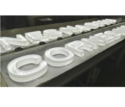 China Building Interior Acrylic Luminous Character Signs Channel CORNES NAGOYA Luminous Letter for sale