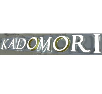 China Building Indoor Acrylic Luminous Character Signs Channel Letter KADOMORI for sale