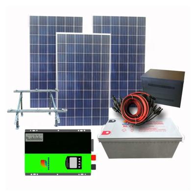 China Huaneng 5KW Off-Grid Solar Generator System Complete Solar Power System Kit For Home 5000W for sale