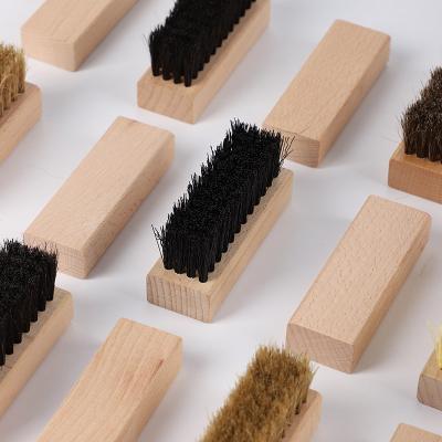 China Beech Wood Home Brush For Shoes Sneaker Cleaning Small Brush for sale