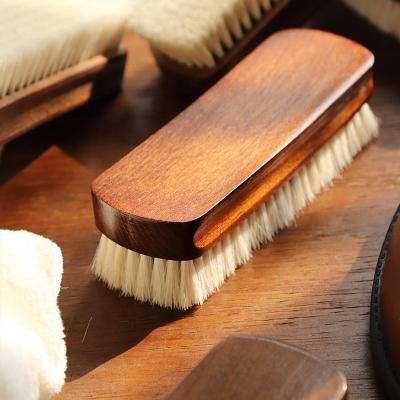 China Shoe Cleaner Leather Shoe Care Boot Brush Wool Hair Care Shoe Cleaner for sale