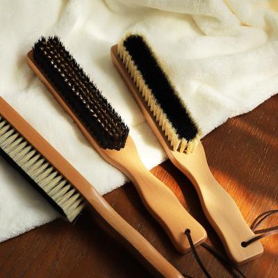 China Pighair Wire Coat Viable Wood Brass Cleaning Cloth Dusting Fuzz Remover Cloth Razor Brush With Long Handle for sale