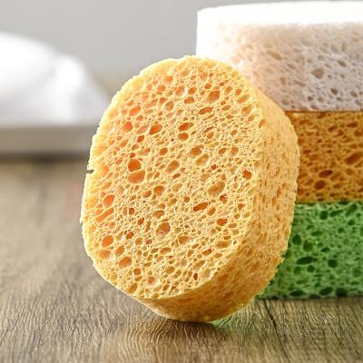 China Sustainable Sponge Cellulose Sponge Round Sponge Kitchen Tableware Household Cleaning Products for sale