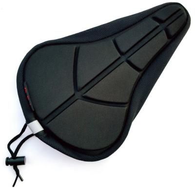 China Memory Foam Bike Cushion 3D Gel Saddle Protector Durable Bicycle Saddle Seat Cover for sale