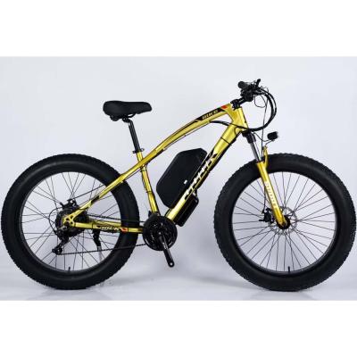 China Big Power Mini Battery Mountain E Bike Quality 1000W Electric Bicycle Steel Reliable Electric Snow Bike for sale