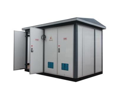 China Cheaper supporting customization to accept distribute single box type cabinets electricity substation for sale