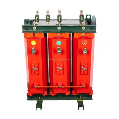 China Electric Power Transmission With Fan Temperature Controller Electric Dry Distribution Power Supply JSM SCB10-125KVA/11kv Power Transformer for sale