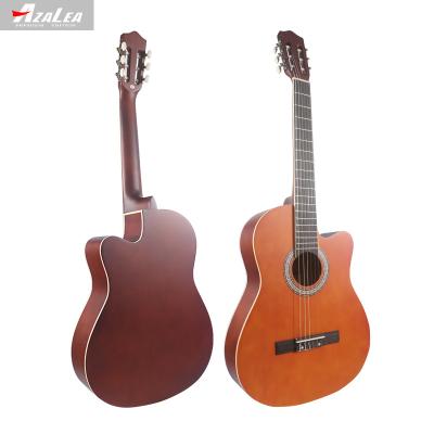 China Basswood Classical Guitar Cheap Price With Truss Rods OEM Custom Brand China Made Full Size 39 Inch Nylon Strings Classical Guitar for sale