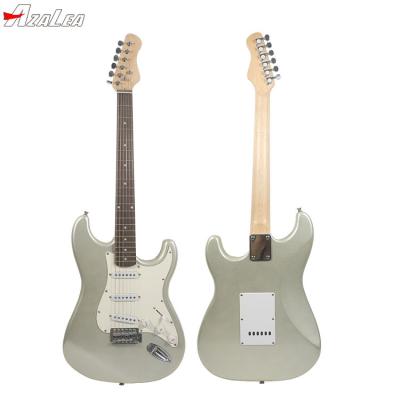 China Cheap price high quality solid wood electric guitars stratocaster made in China OEM custom logo for sale for sale