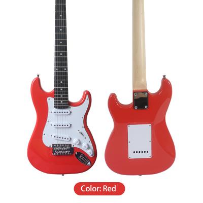 China Basswood Global OEM Brand St Colorful Cheap Electric Guitar for sale