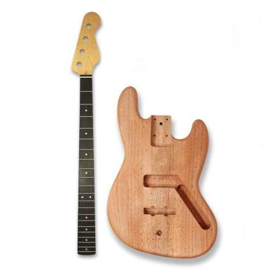 China electric alder bass guitar diy kit on sale for sale