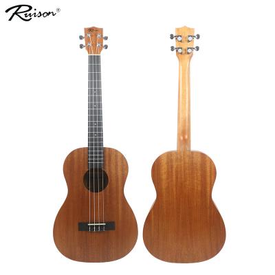 China 30 inch baritone ukelele brand custom sapele baritone OEM baritone wooden ukulele for sale