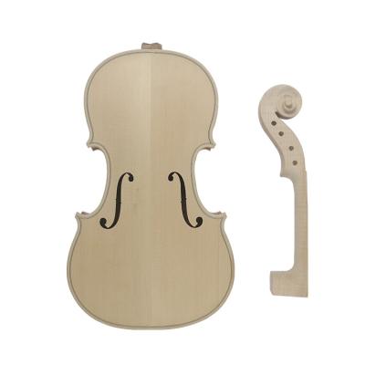 China Professional Solid Fir Unfinished Handmade Stringed Musical Instruments The Good Quality Violin 4/4 3/4 1/2 1/4 Size For Choice for sale