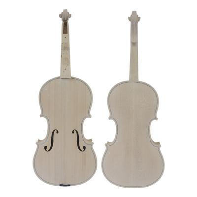 China Solid flawless unfinished kit 4/4 3/4 1/2 violin OEM diy 1/4 size for choice for sale