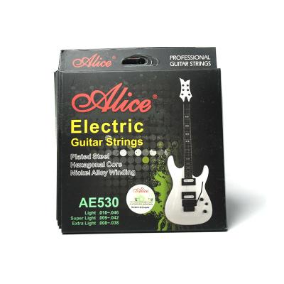 China Professional Steel Strings AE530 Alice Guitar String For Electric Guitar String Strap for sale