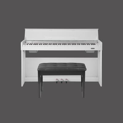 China WK-310 Digital WALNUT 88 Keys White Keyboard High Quality Electronics Digital Upright Piano for sale